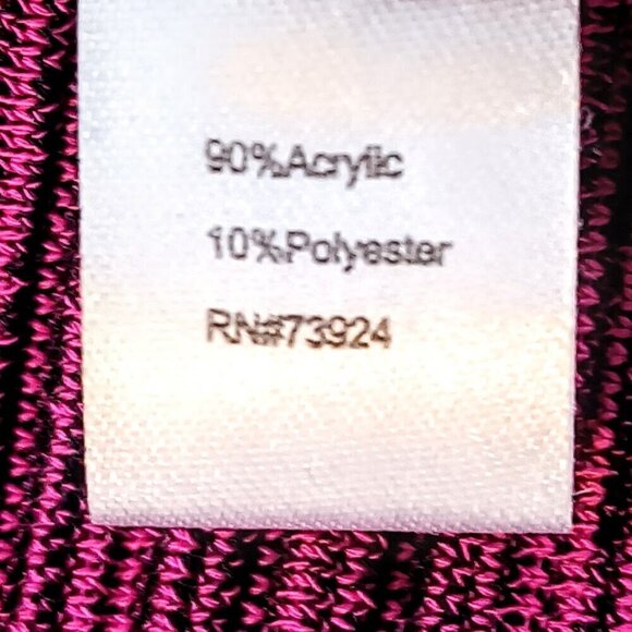 Ming Wang Magenta Pink Knit Cardigan Sweater - Picture 7 of 8